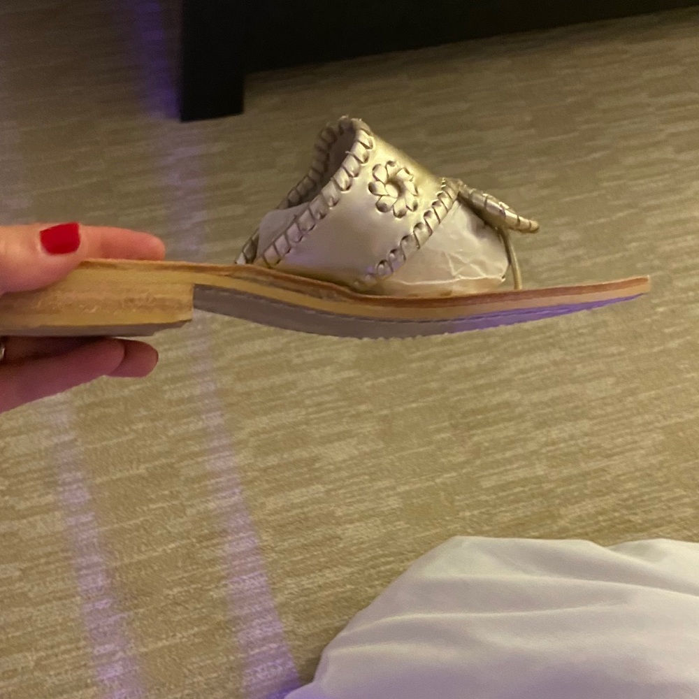 Jack Rogers Platinum Sandals